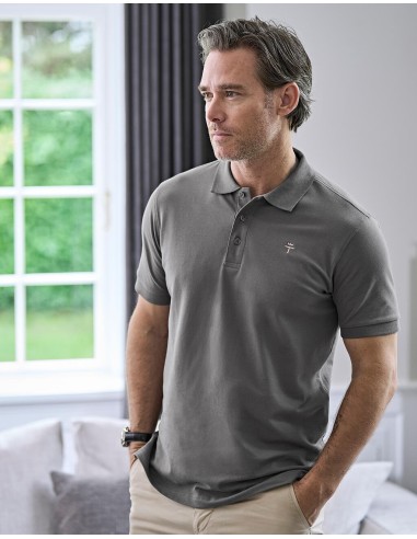 T-1405-Mens Luxury Stretch Polo